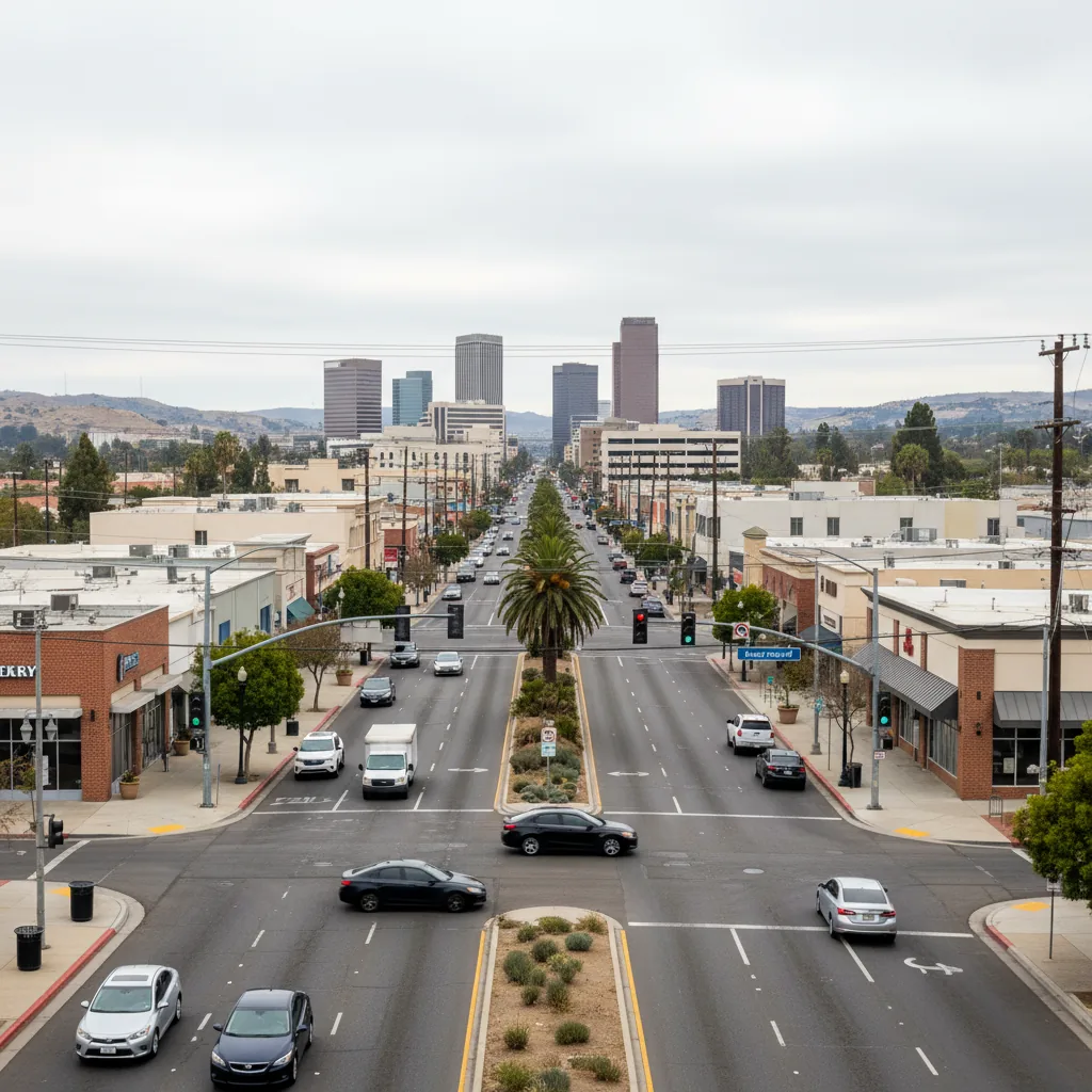Moreno Valley, CA business district